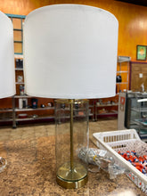 Silberston Glass Table Lamp, Set of 2! (NEW)