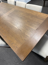 PIKE & MAIN MENDOCINO 9PC DINING SET — TABLE + 8 UPHOLSTERED CHAIRS! BRAND NEW — MINOR SHIPPING DAMAGE — PLEASE SEE PHOTOS!