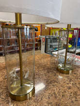 Silberston Glass Table Lamp, Set of 2! (NEW)