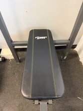 FITNESS GEAR ADJUSTABLE WEIGHT BENCH W/ RACK & LEG DEVELOPER! ! (USED)