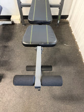 FITNESS GEAR ADJUSTABLE WEIGHT BENCH W/ RACK & LEG DEVELOPER! ! (USED)