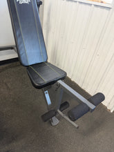 FITNESS GEAR ADJUSTABLE WEIGHT BENCH W/ RACK & LEG DEVELOPER! ! (USED)