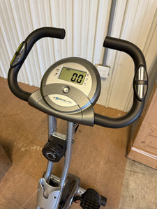 Exerpeutic Folding Exercise Bike, 8 Levels of Resistance Stationary Bike, Bluetooth tracking & Tablet Holder! (NEW)
