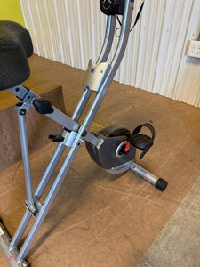 Exerpeutic Folding Exercise Bike, 8 Levels of Resistance Stationary Bike, Bluetooth tracking & Tablet Holder! (NEW)