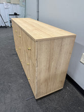 Aberdeen Fluted 8 Dresser for Bedroom, 55" W Tall Dresser Storage Organizer, Modern Bedroom Chest of Drawer with Deep Storage for Closet Hallway Entryway