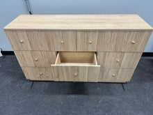 Aberdeen Fluted 8 Dresser for Bedroom, 55" W Tall Dresser Storage Organizer, Modern Bedroom Chest of Drawer with Deep Storage for Closet Hallway Entryway