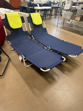 Folding Beach Tanning Chair Navy - Room Essentials, Set of 2! (BRAND NEW)