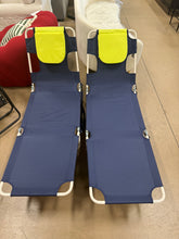 Folding Beach Tanning Chair Navy - Room Essentials, Set of 2! (BRAND NEW)