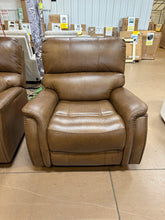 Barca Leather Power Rocker Recliner with Power Adjustable Headrest! (NEW - ASSEMBLED - MINOR DAMAGE FROM SHIPPING)