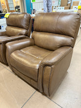 Barca Leather Power Rocker Recliner with Power Adjustable Headrest! (NEW - ASSEMBLED - MINOR DAMAGE FROM SHIPPING)