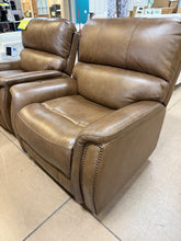 Barca Leather Power Rocker Recliner with Power Adjustable Headrest! (NEW - ASSEMBLED - MINOR DAMAGE FROM SHIPPING)