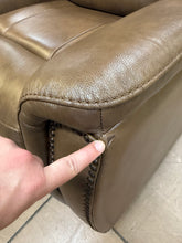 Barca Leather Power Rocker Recliner with Power Adjustable Headrest! (NEW - ASSEMBLED - MINOR DAMAGE FROM SHIPPING)