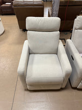 Tallula Fabric Power Glider Recliner with Power Headrest! (NEW & ASSEMBLED)