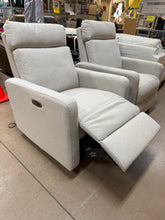 Tallula Fabric Power Glider Recliner with Power Headrest! (NEW & ASSEMBLED)