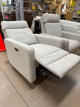 Tallula Fabric Power Glider Recliner with Power Headrest! (NEW & ASSEMBLED)