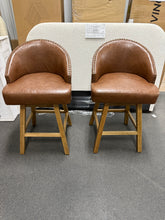 Nivelles Swivel Upholstered Counter Stool (Set of 2)! (NEW & ASSEMBLED)