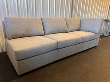 Flex Polyester Modular Sofa in Pebble Dark Gray with Removable Covers! (NEW - chaise style