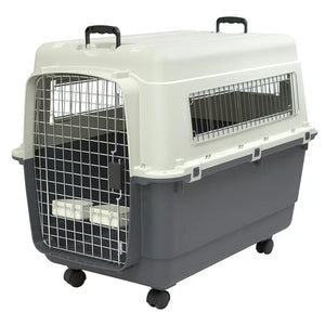 SportPet Designs, Plastic Dog IATA Airline Approved Kennel Carrier, XL, 1 Piece! (NEW OUT OF BOX)