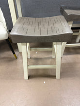 Farmhouse Counter Height 4-Piece Dining Set w/ 3 Stools! (BRAND NEW OUT OF THE BOX - HAS SOME CHIPS, SEE PHOTOS) - (WE DO NOT SHIP)