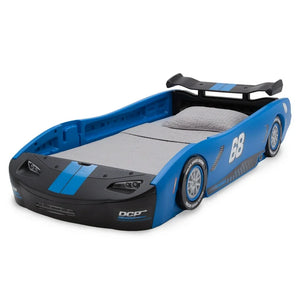 Delta Children Turbo Race Car Twin Bed, Blue! (NEW IN BOX!)