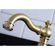 Kingston Brass English Classic Two-Handle 3-Hole Deck Mount Widespread Bathroom Faucet with Pop-Up Drain FSC1973AL- new in box
