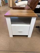 Bedside table open wooden frame style bedroom living room side table! (NEW & ASSEMBLED)