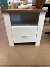 Bedside table open wooden frame style bedroom living room side table! (NEW & ASSEMBLED)