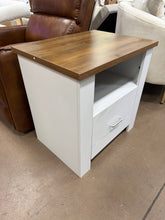 Bedside table open wooden frame style bedroom living room side table! (NEW & ASSEMBLED)