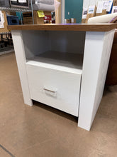 Bedside table open wooden frame style bedroom living room side table! (NEW & ASSEMBLED)