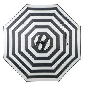 Better Homes & Gardens 9' Cabana Stripe Patio Umbrella, Crank Lift and 3 Position Tilt! (NEW IN BOX)