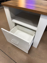 Bedside table open wooden frame style bedroom living room side table! (NEW & ASSEMBLED)