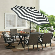 Better Homes & Gardens 9' Cabana Stripe Patio Umbrella, Crank Lift and 3 Position Tilt! (NEW IN BOX)
