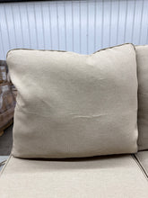 FadingFree (Set of 2) 25 in x 25 in Outdoor Patio Deep Seating Lounge Chair Seat Cushion and Back Pillow Set, Beige, 2 Back - 2 Butts! (NEW)