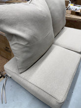 FadingFree (Set of 2) 25 in x 25 in Outdoor Patio Deep Seating Lounge Chair Seat Cushion and Back Pillow Set, Beige, 2 Back - 2 Butts! (NEW)