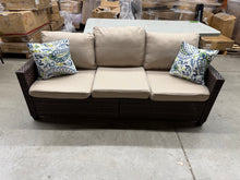 Argyri Stylish Wicker Outdoor Patio Sofa & All-Weather Rattan! (NEW)