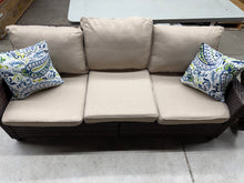 Argyri Stylish Wicker Outdoor Patio Sofa & All-Weather Rattan! (NEW)