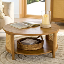 Better Homes & Gardens Springwood Caning Coffee Table, Light Honey! (NEW IN BOX)