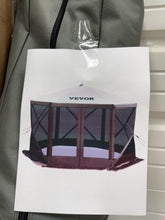 Gazebo Screen Tent, 6 Sided Pop-up Camping Canopy Shelter Tent with Mesh Windows, Portable Carry Bag, Ground Stakes, 11’6” x 11’6”! (NEW)