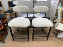 Ackley Amerson Upholstered 25.8'' Counter Stool with Metal Frame (Set of 2)