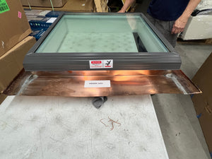 Velux 30-1/2 in. x 30-1/2 in. Fixed Copper Pan-Flashed Skylight with Tempered Glazing!! NEW IN BOX!!