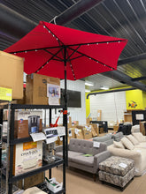 7.5 ft market style umbrella- RED