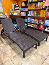 PE Wicker Chaise Lounge, set of 2! (NEW)