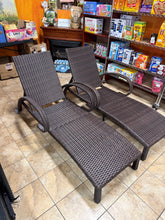 PE Wicker Chaise Lounge, set of 2! (NEW)