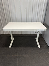 Electric Standing Desk, 48”W! (NEW & ASSEMBLED - CHIPPED CORNERS)