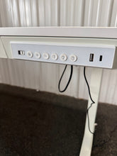 Electric Standing Desk, 48”W! (NEW & ASSEMBLED - CHIPPED CORNERS)