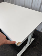 Electric Standing Desk, 48”W! (NEW & ASSEMBLED - CHIPPED CORNERS)