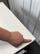 Electric Standing Desk, 48”W! (NEW & ASSEMBLED - CHIPPED CORNERS)
