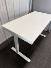 Electric Standing Desk, 48”W! (NEW & ASSEMBLED - CHIPPED CORNERS)