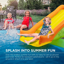 Merkury Innovations 102.25" Inflatable Pool Slide for Kids with Soft Landing Pad - Summer Water Fun! (NEW IN BOX)