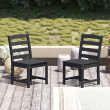 HDPE All-Weather Patio Dining Chair (Set of 2)! (NEW IN BOX)